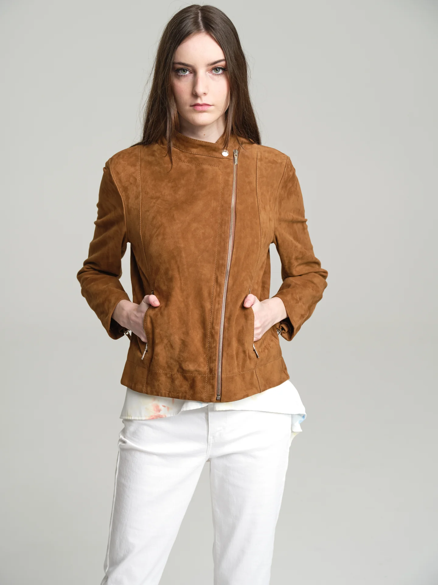 Suede leather jacket - Image 2