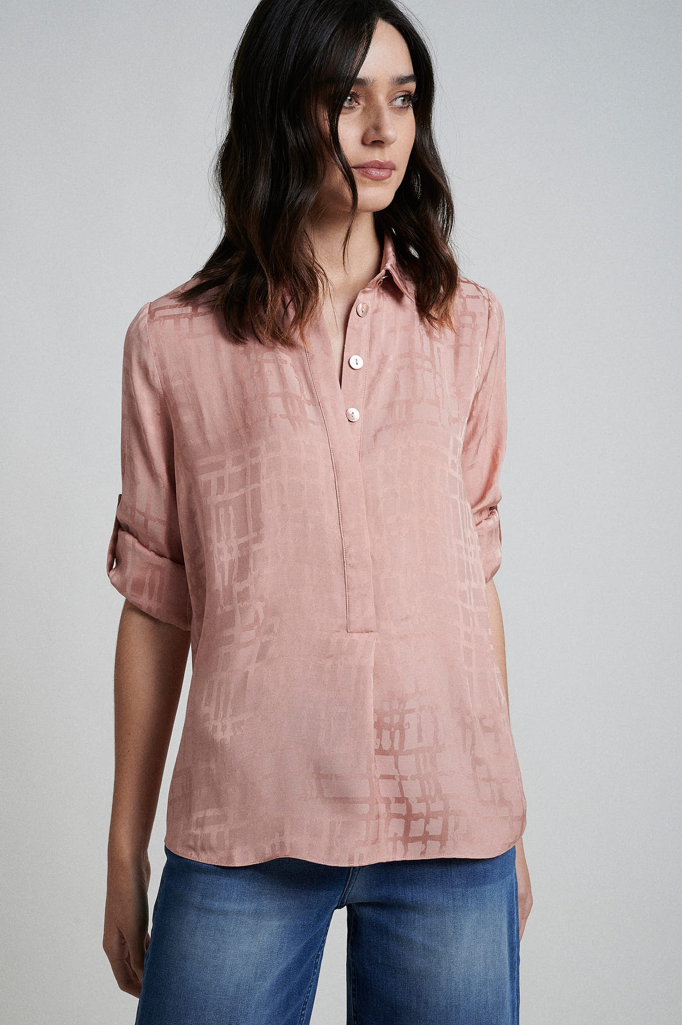 Sustainable fabric blend blouse - Image 2