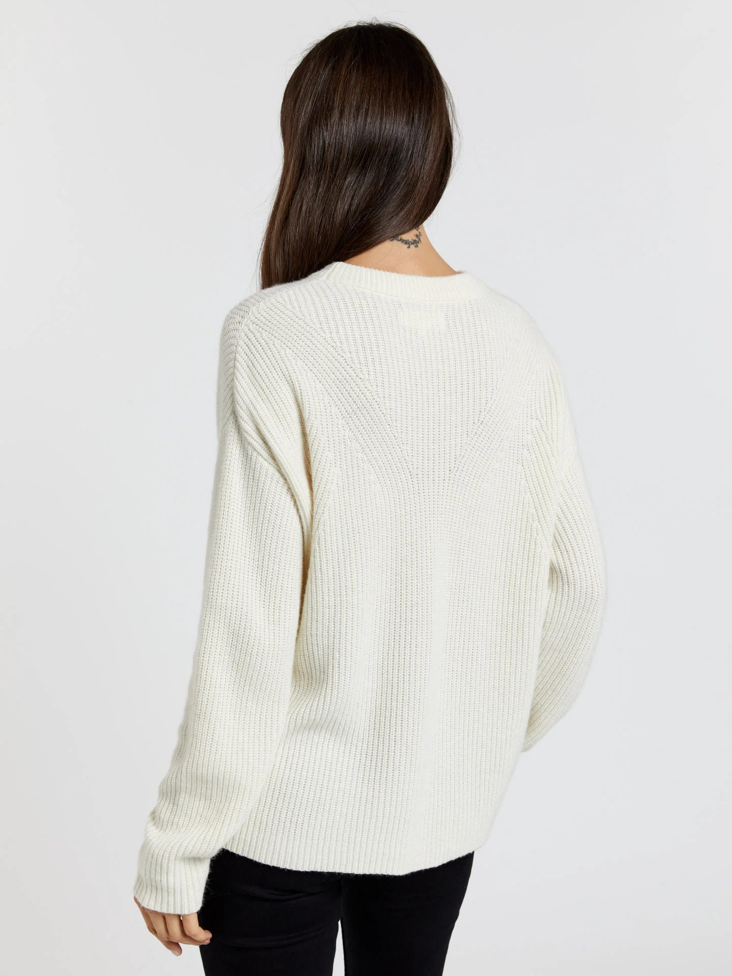 Sweater with knitted details - Image 3