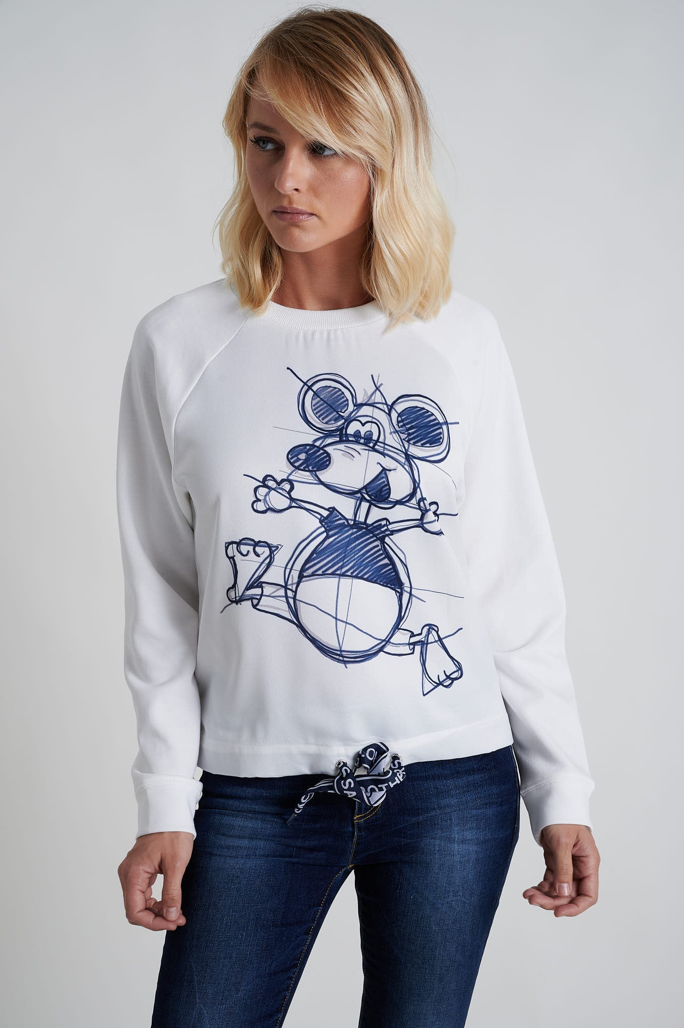 Sweatshirt with Archive design