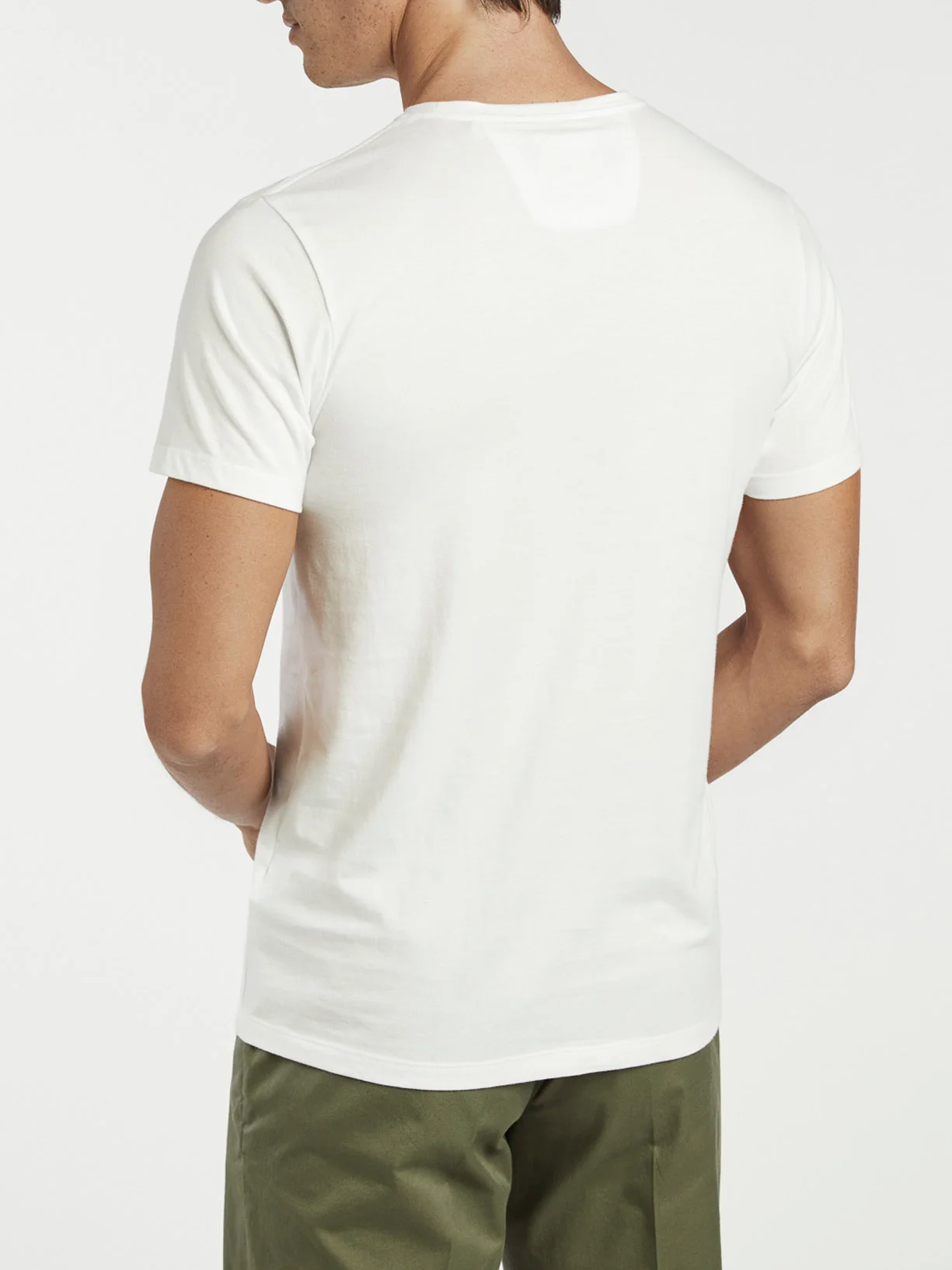 T-shirt with Logo Embroidered in 100% Organic Cotton - Image 3