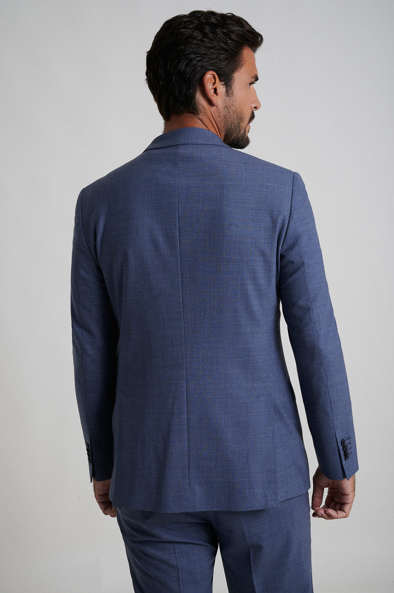 Tailored fit 100% refined wool suit half canvas construction - Image 6