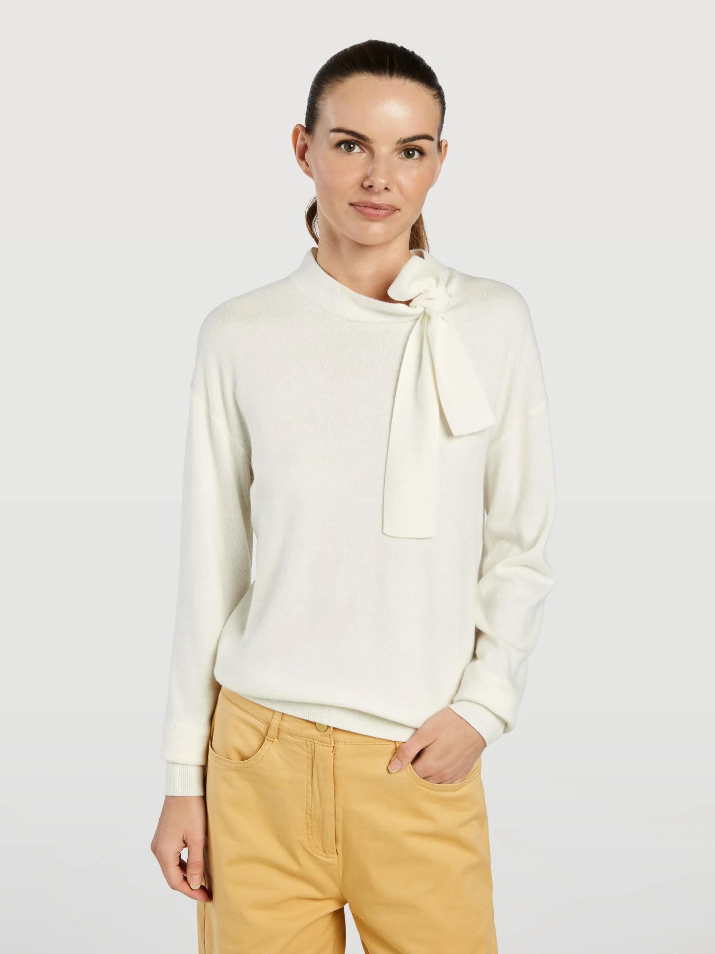 Tie Collar Sweater - Image 5