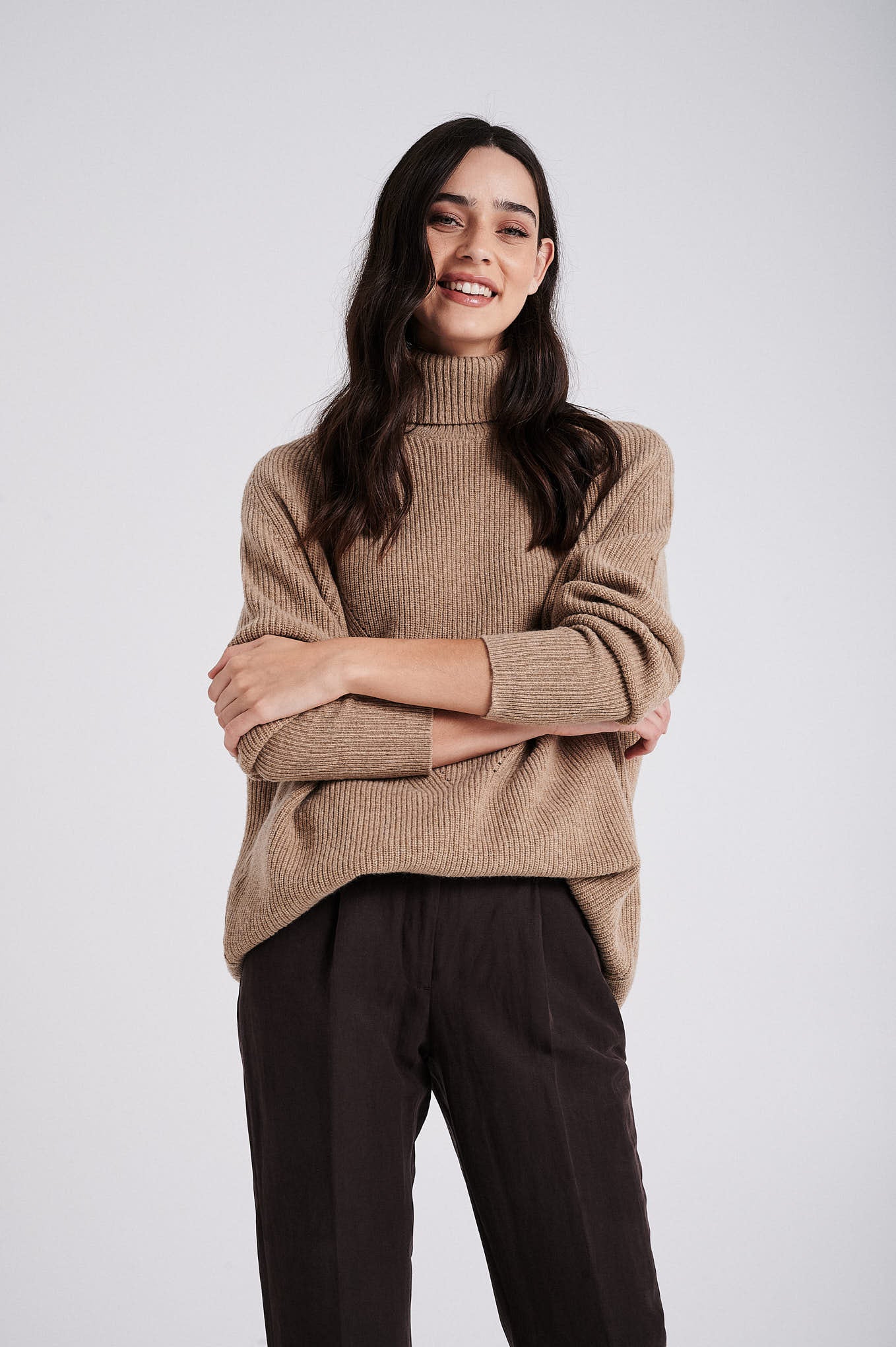Turtle neck loose fit sweater - Image 5