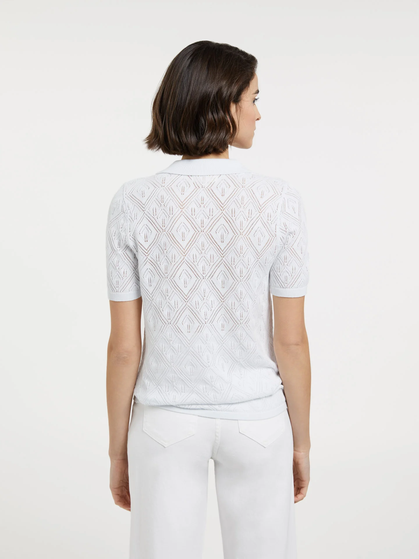 V' Neck Polo Sweater - Image 3