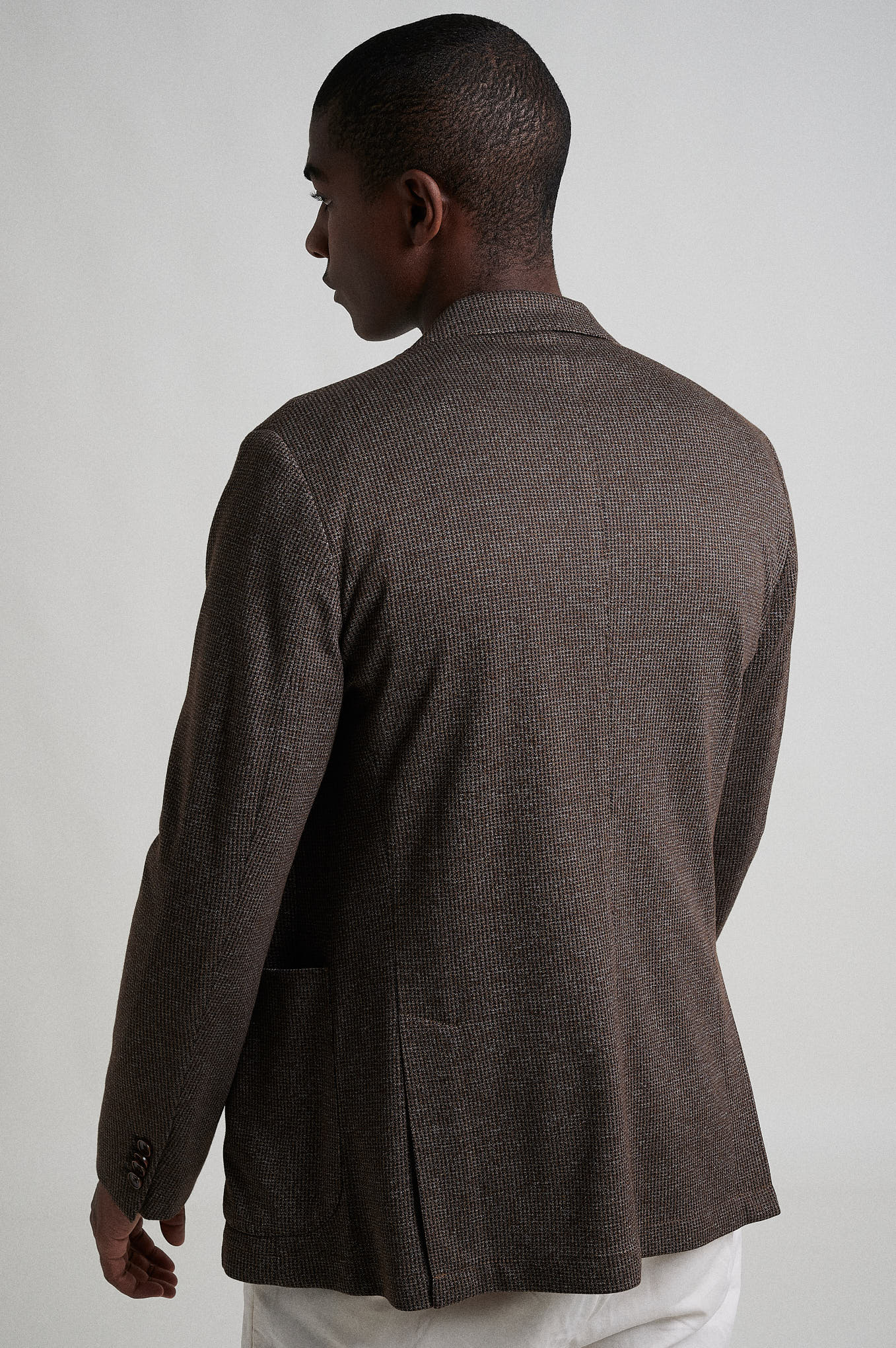 Very comfortable knitted blazer slim fit - Image 6