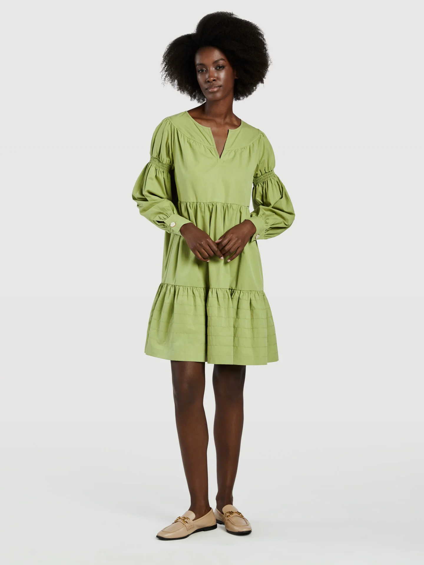 Voluminous Short Dress