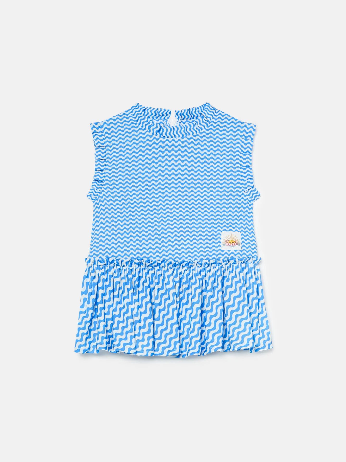 Waves Print Blouse