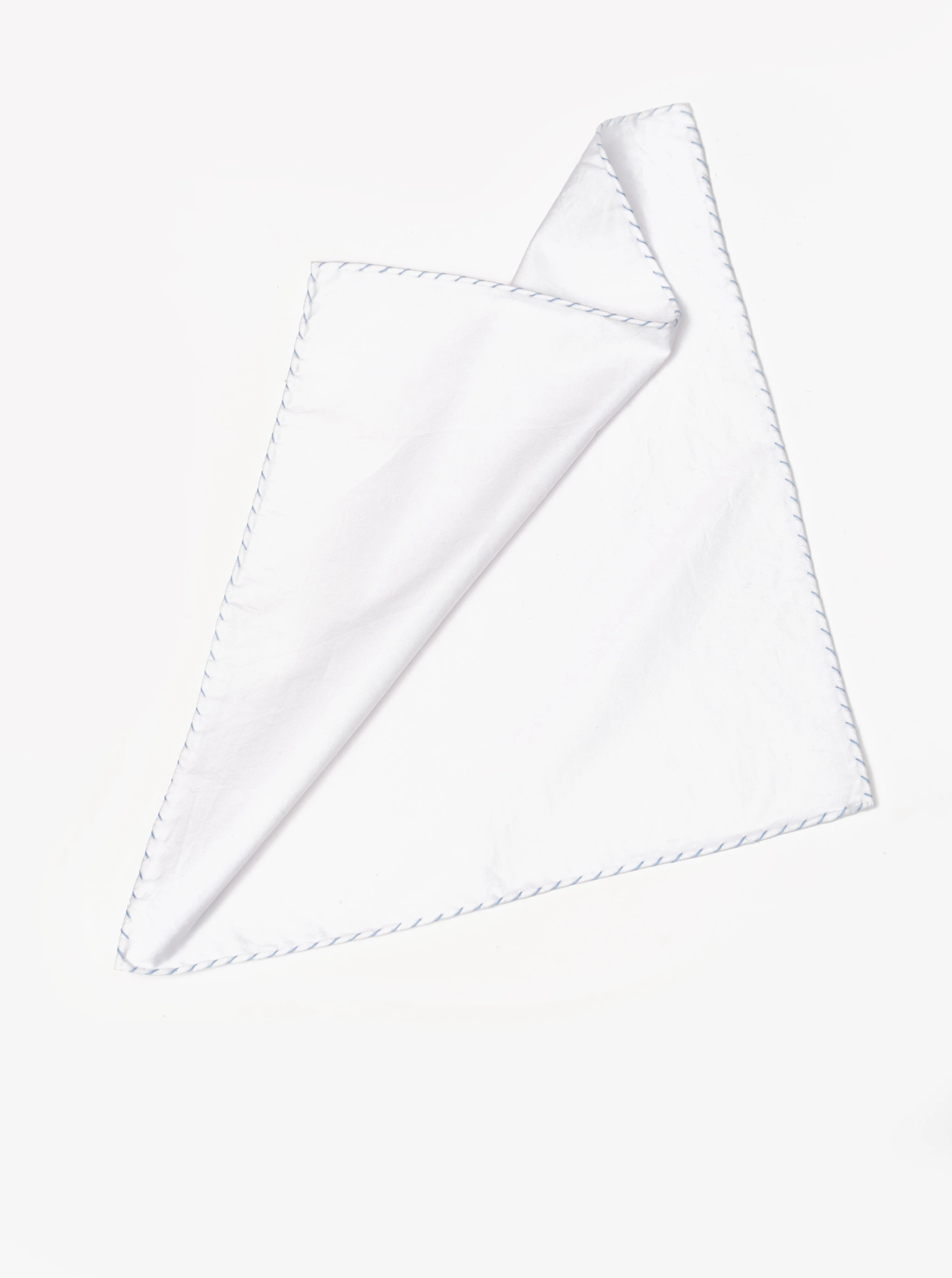 White handkerchief with contrast detail - Image 11