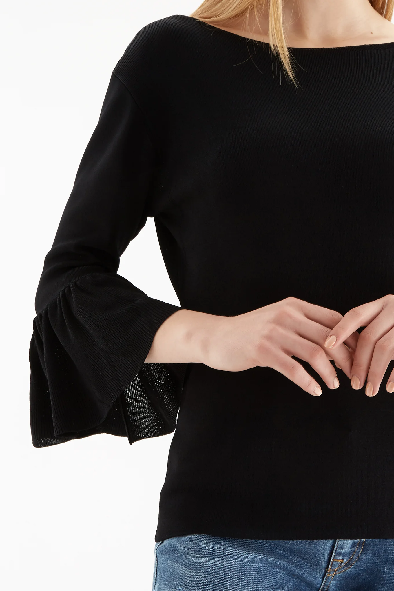Women's 3/4 Sleeve Knitwear - Image 2