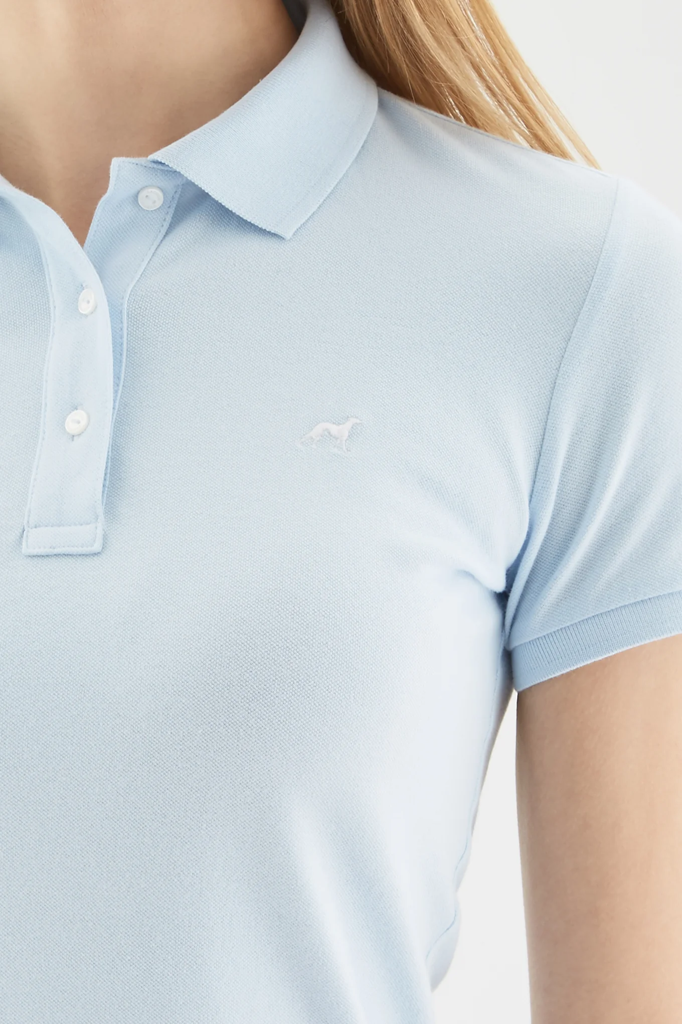 Women's Basic Piquet Polo - Image 10