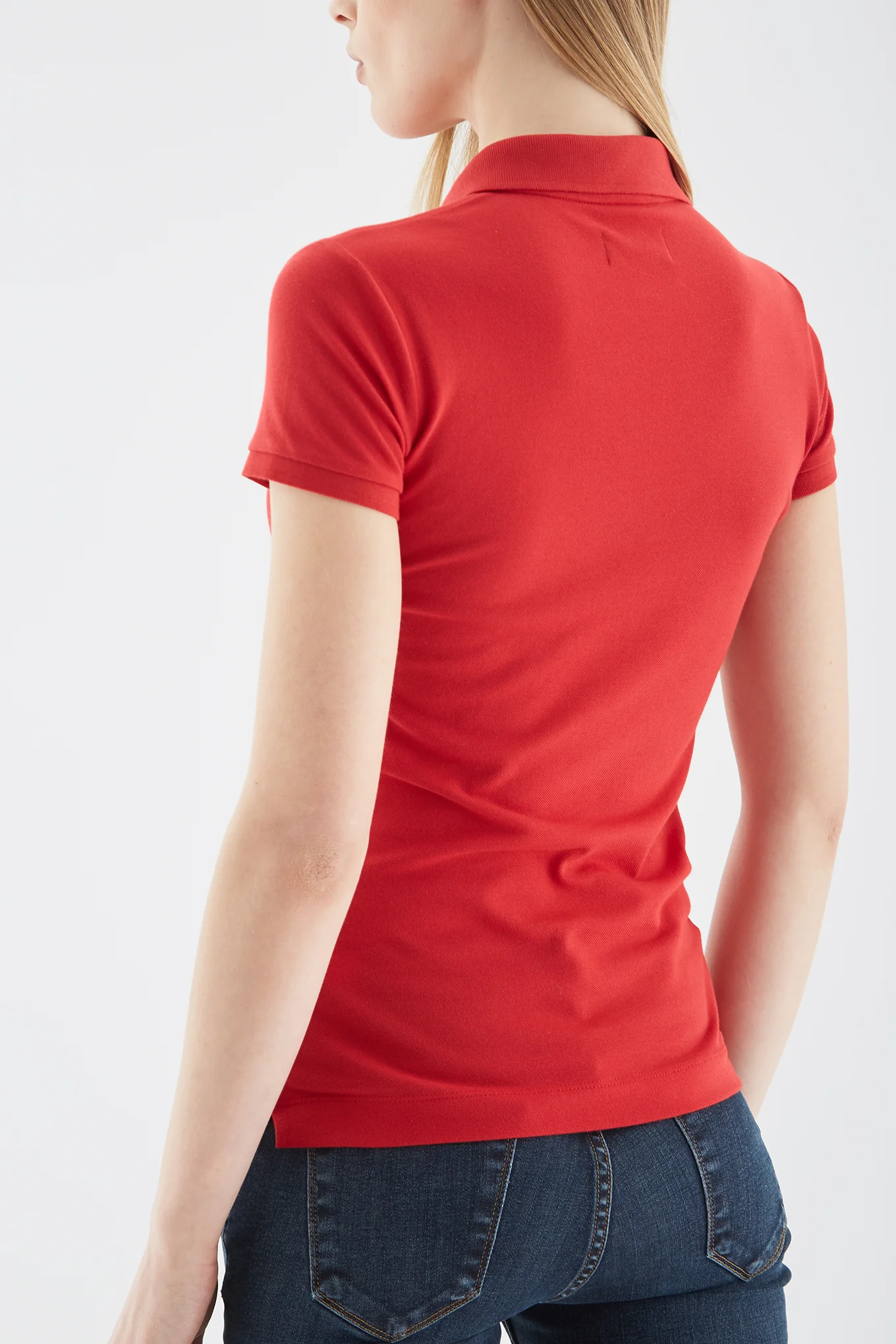 Women's Basic Piquet Polo - Image 13