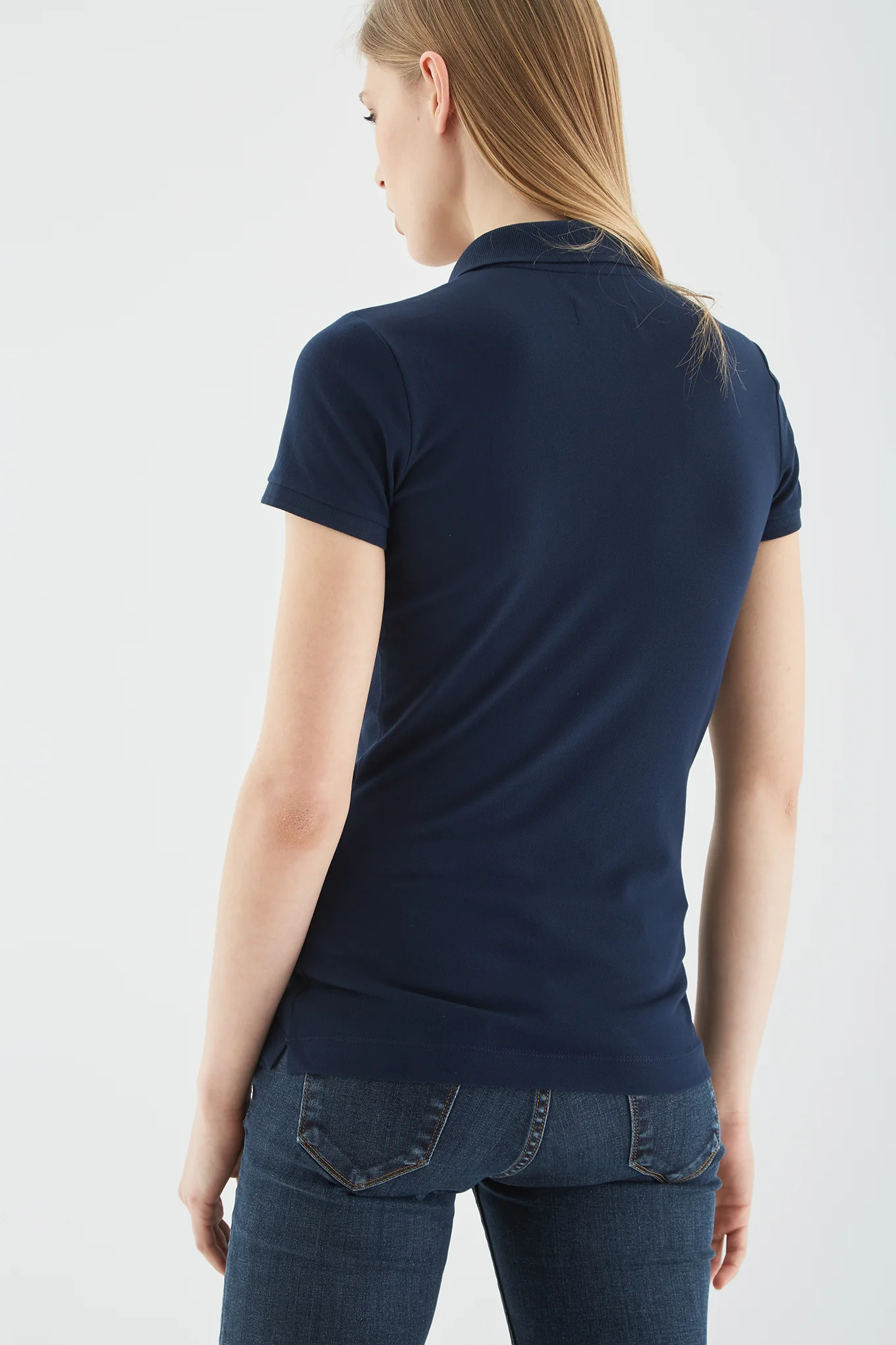 Women's Basic Piquet Polo - Image 3