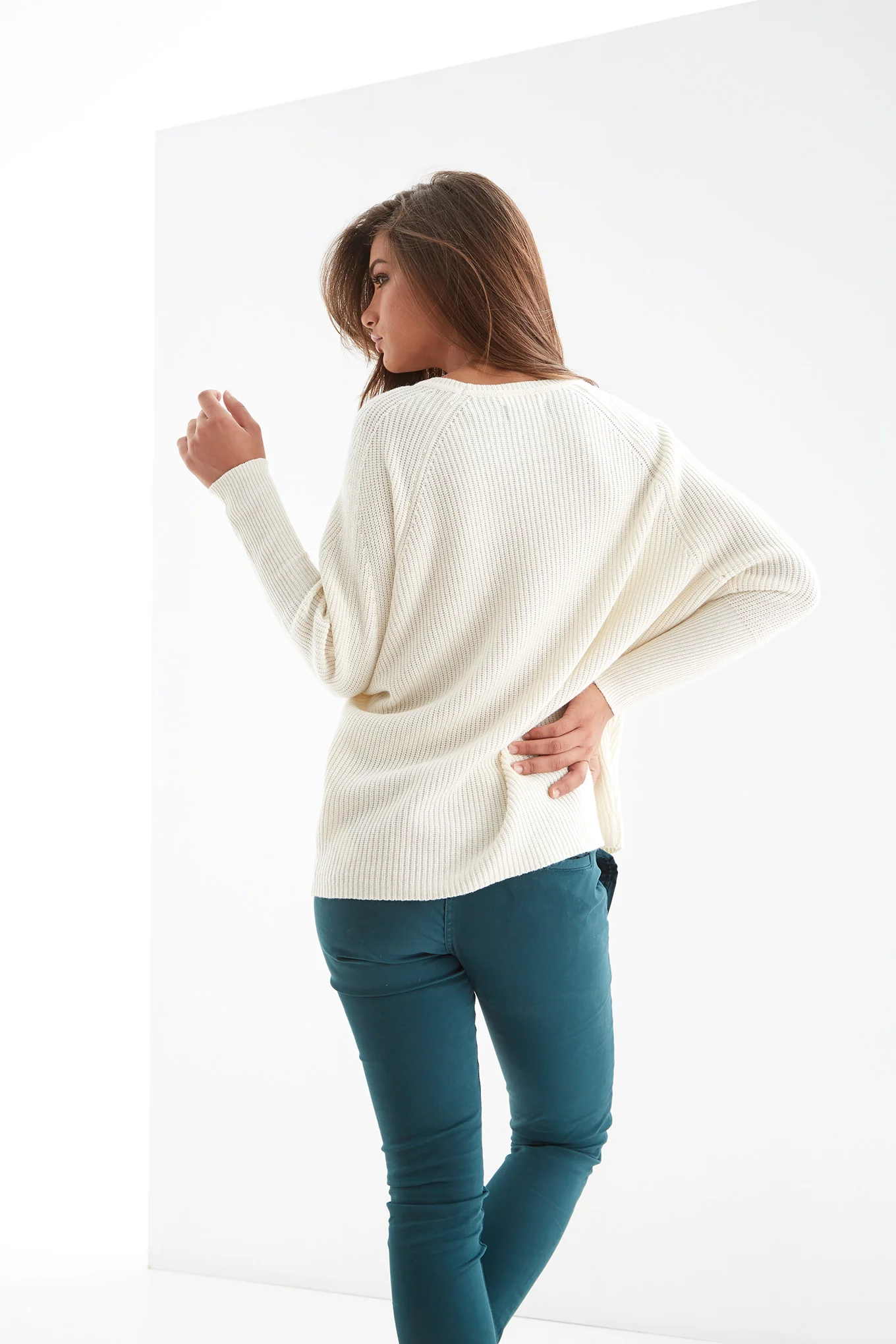 Women's Batwing Knitwear Sweater - Image 12