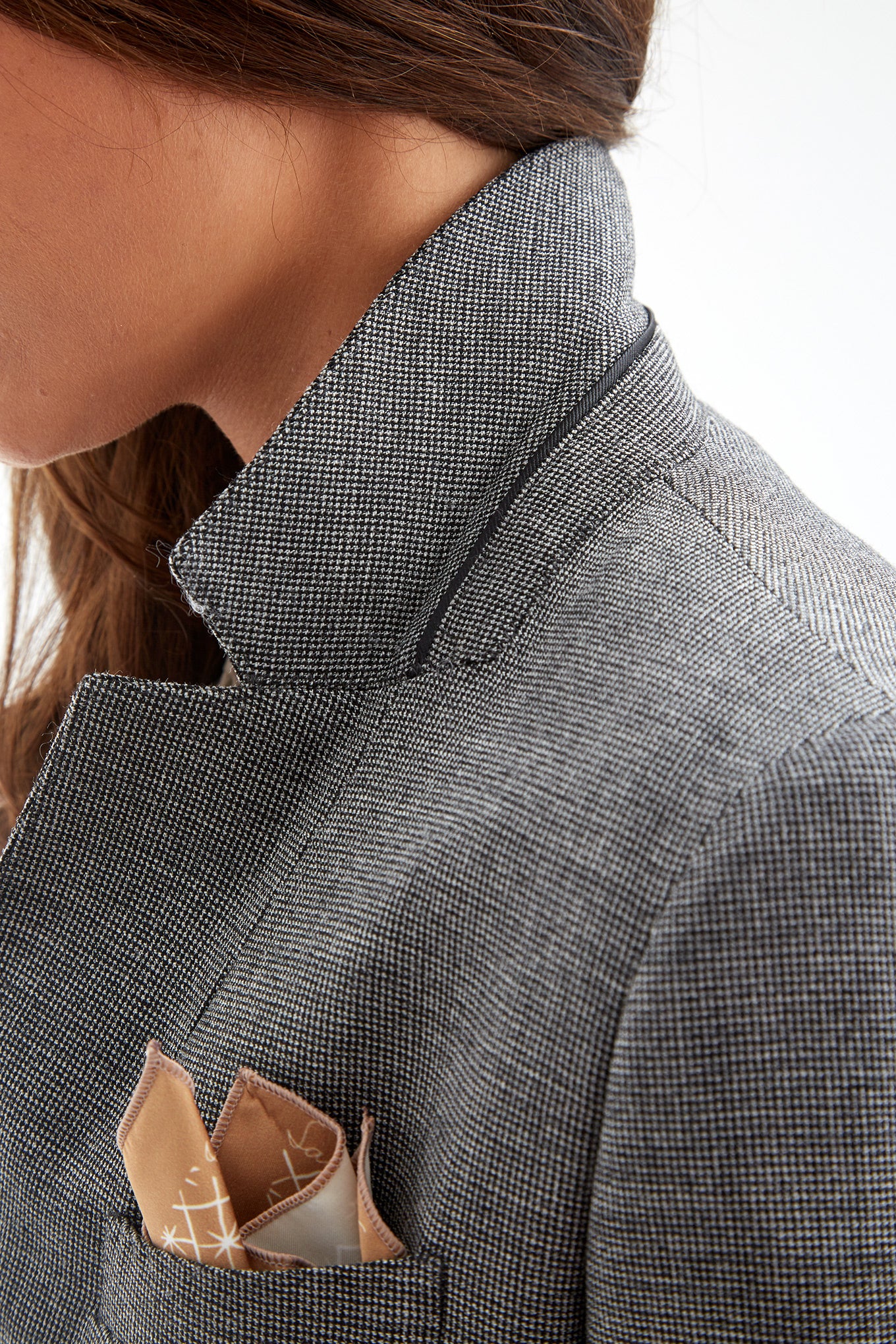Women's Blazer with Handkerchief - Image 4