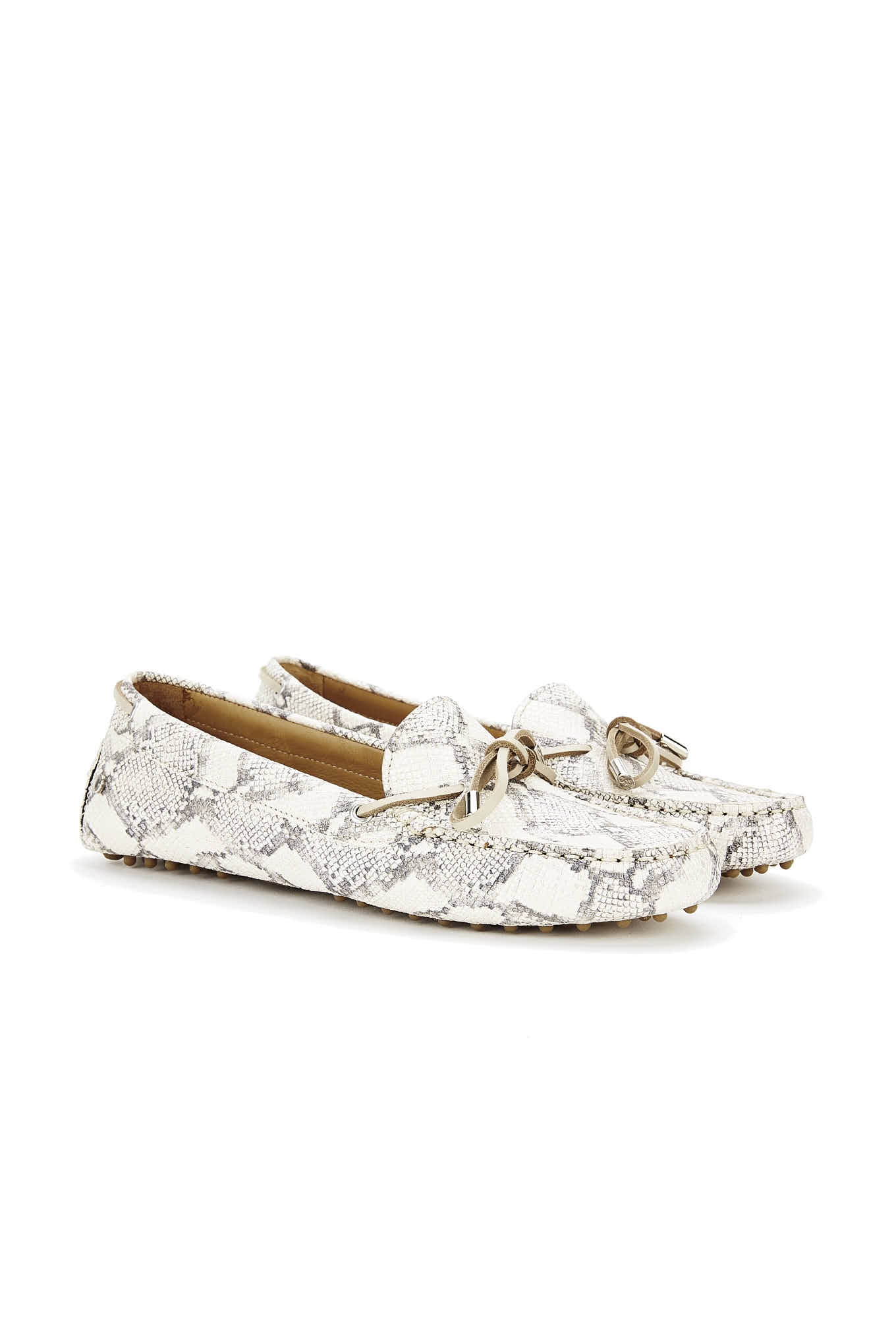 Women's Casual Driver Shoes in Genuine Leather - Image 2