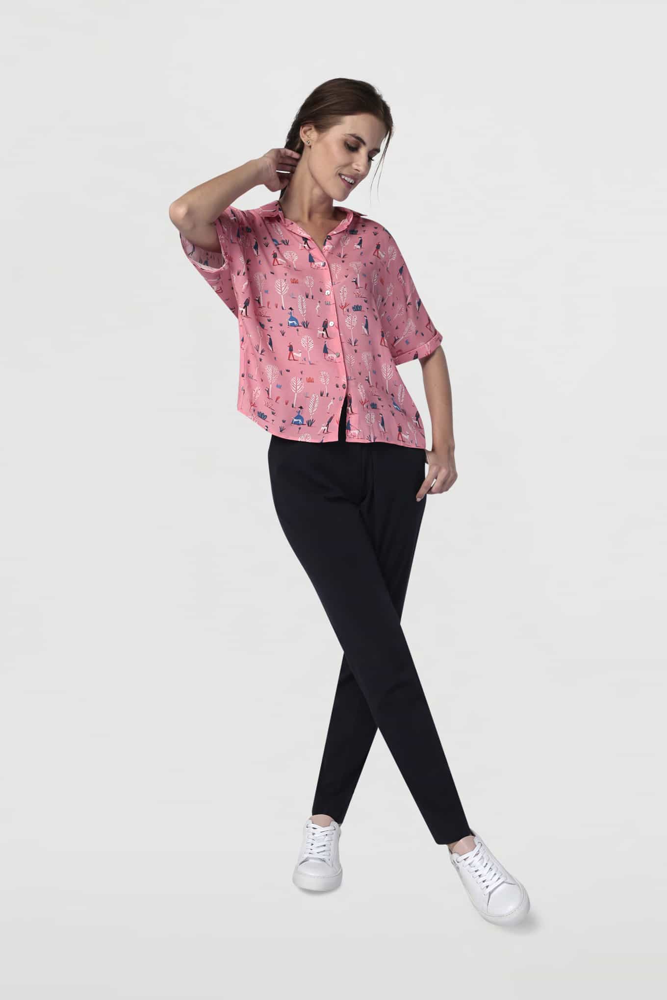 Women's Casual Loose Fit Blouse - Image 3