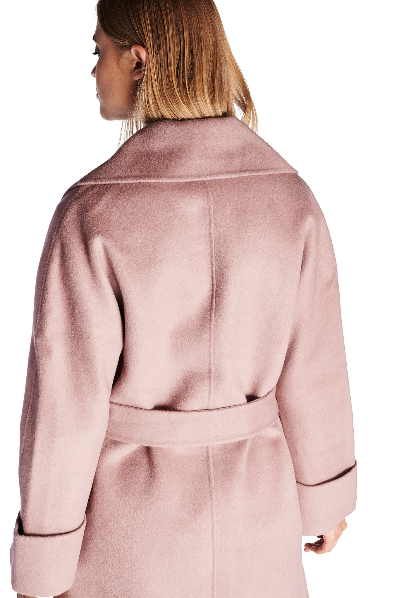 Women's Casual Overcoat With Belt - Image 8