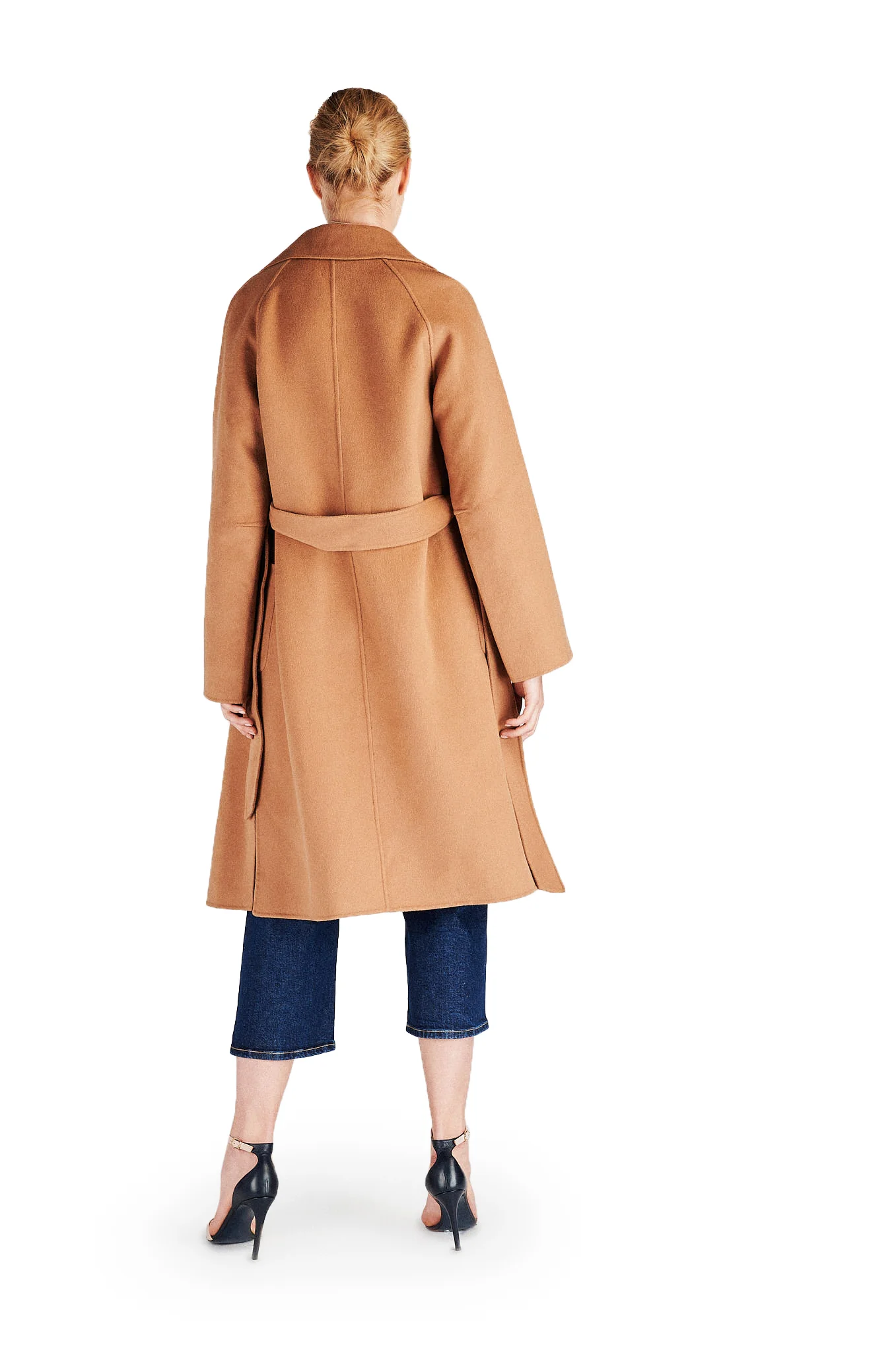 Women's Casual Overcoat With Belt - Image 3