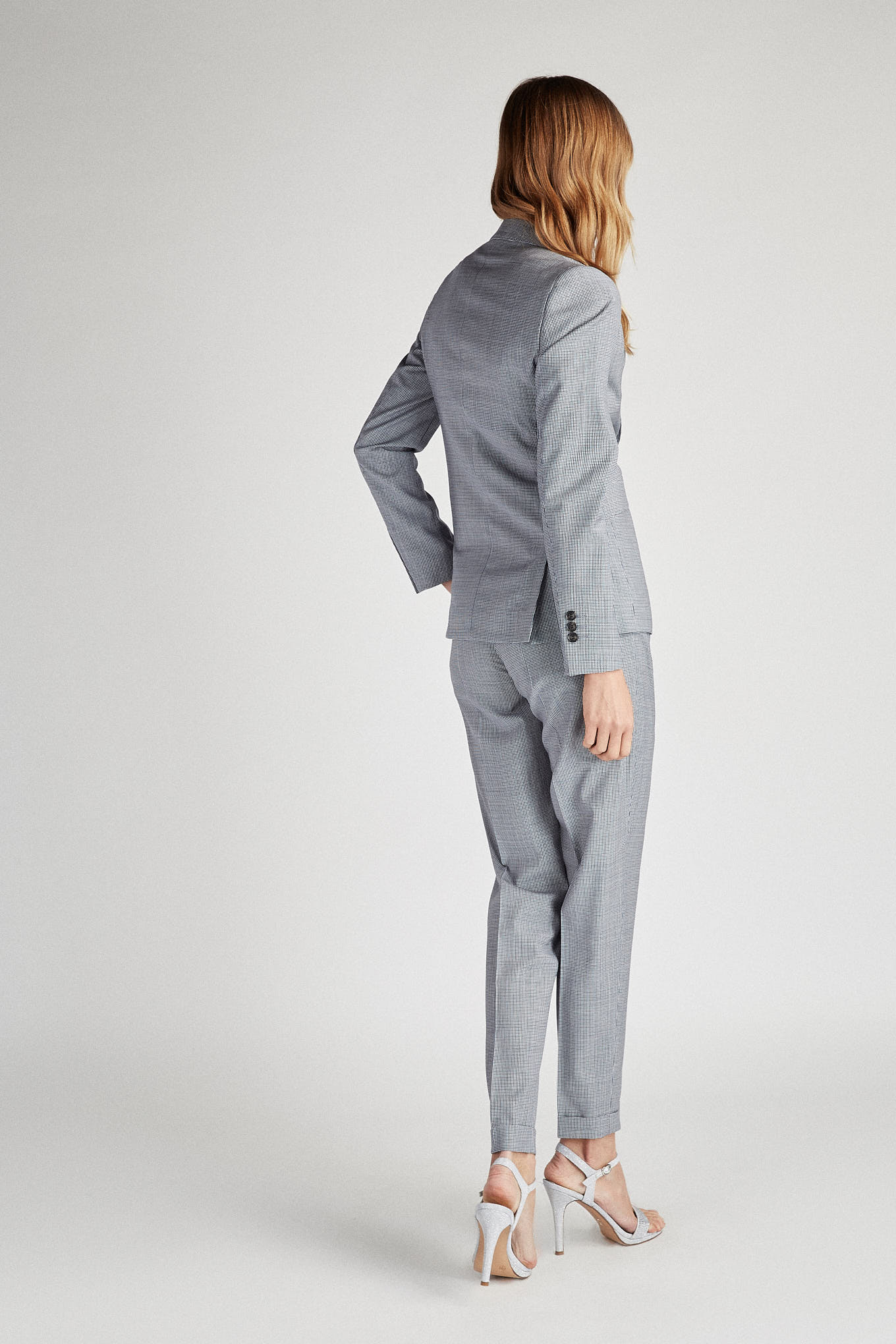 Women's Classic 100% Wool Slim Fit Trousers - Image 4