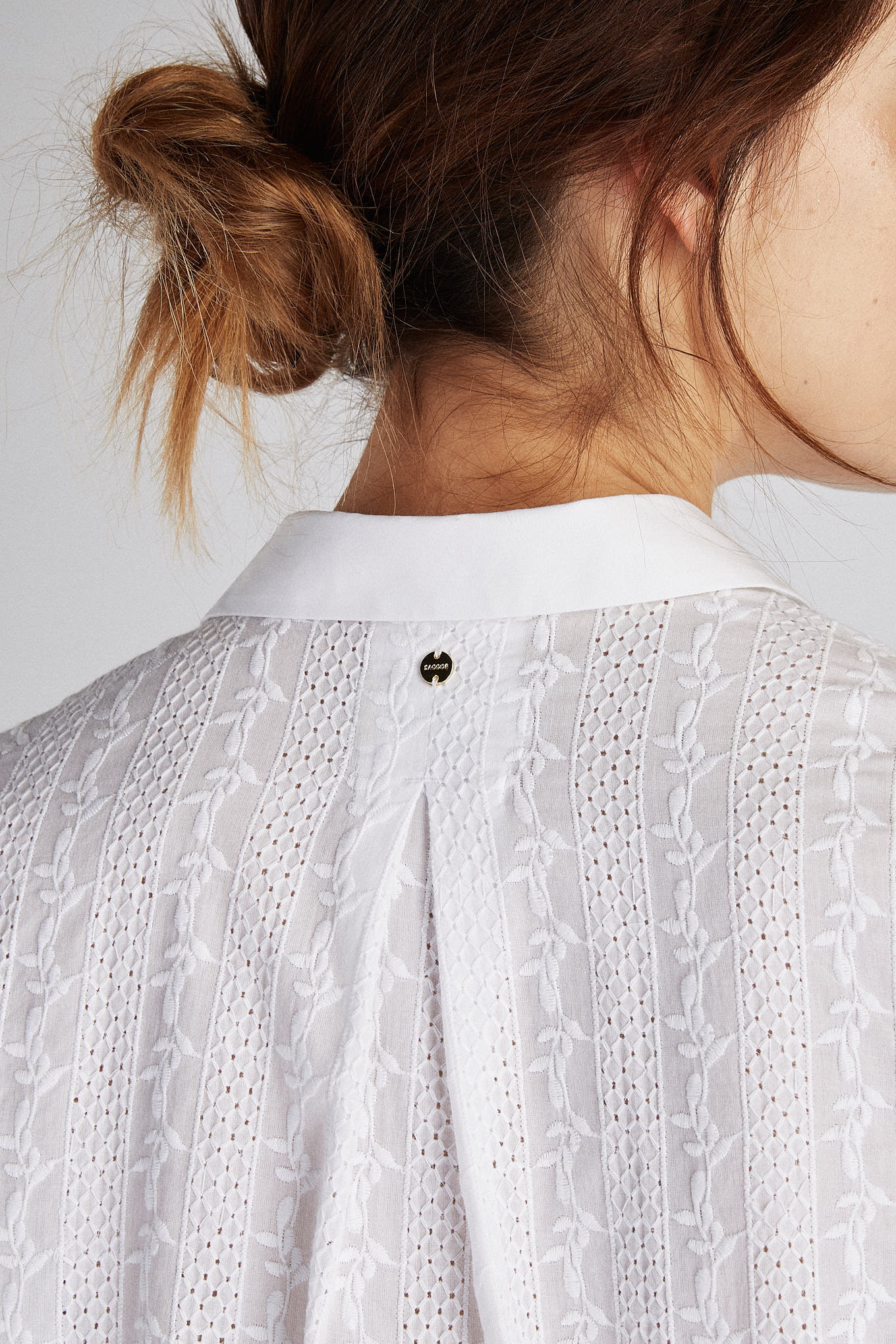 Women's Classic Embroidered Loose Fit Shirt - Image 6
