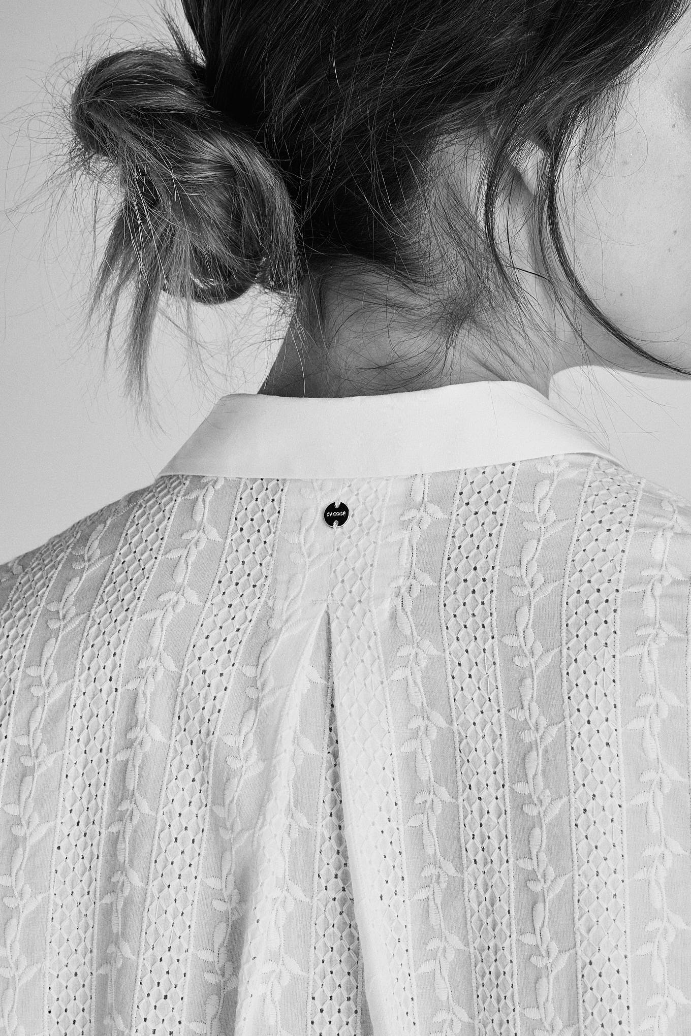 Women's Classic Embroidered Loose Fit Shirt - Image 8