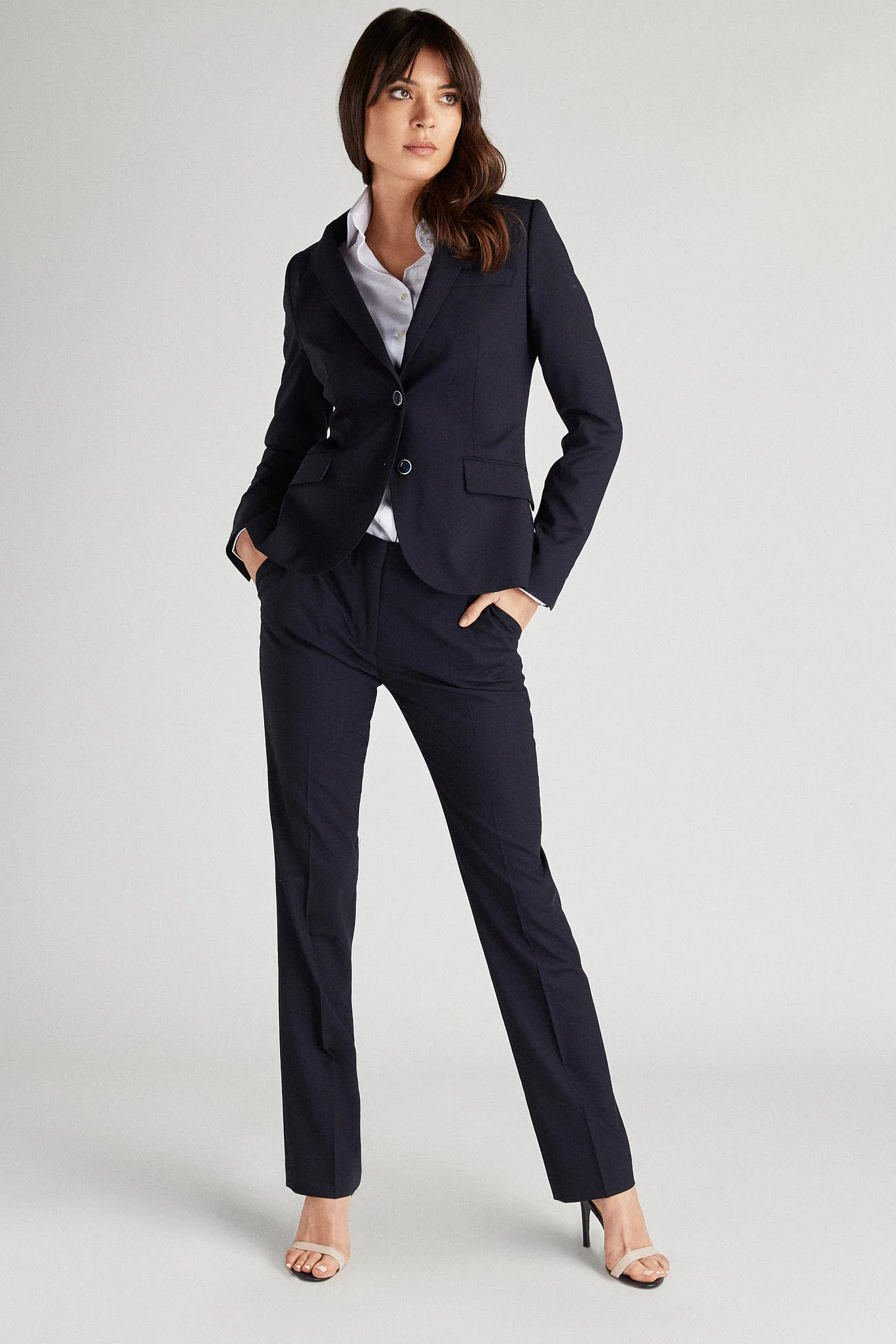 Women's Classic Slim Fit Plain Suit