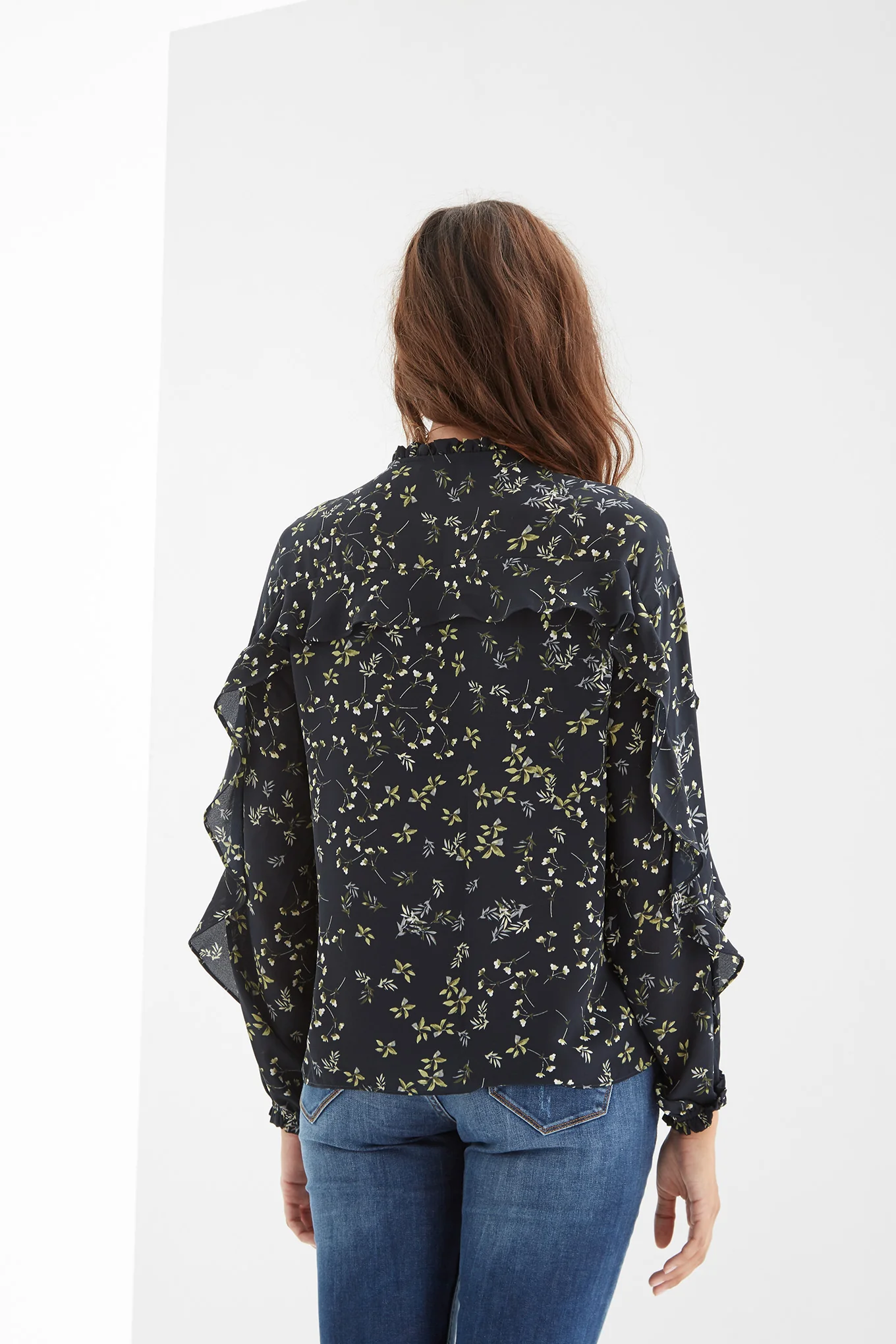 Women's Floral Romantic Blouse - Image 2
