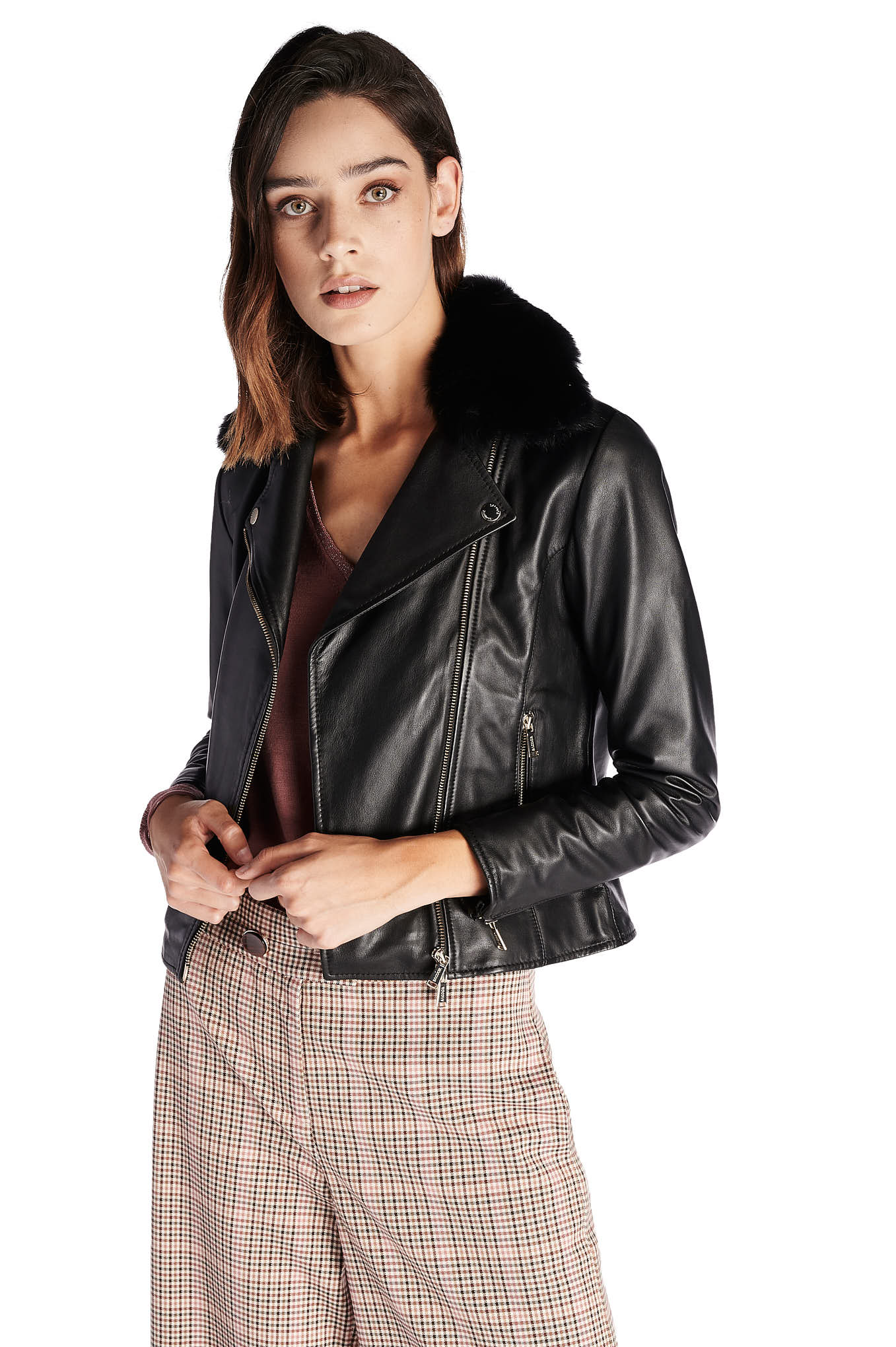 Women's Genuine Leather Casual Sport Jacket - Image 3