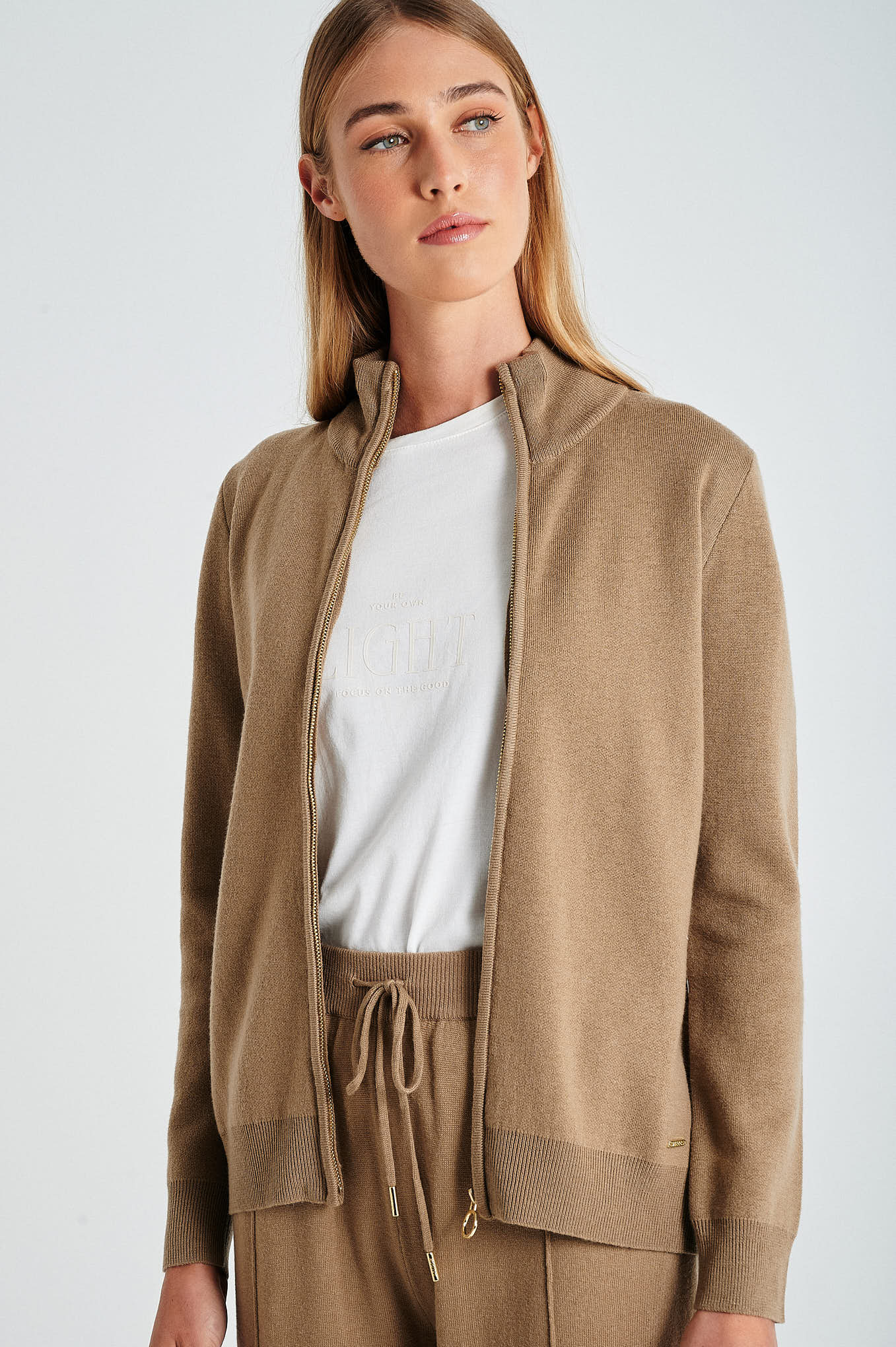 Zipper Cardigan